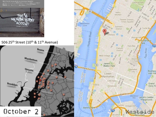 Banksy In New York With Google Maps