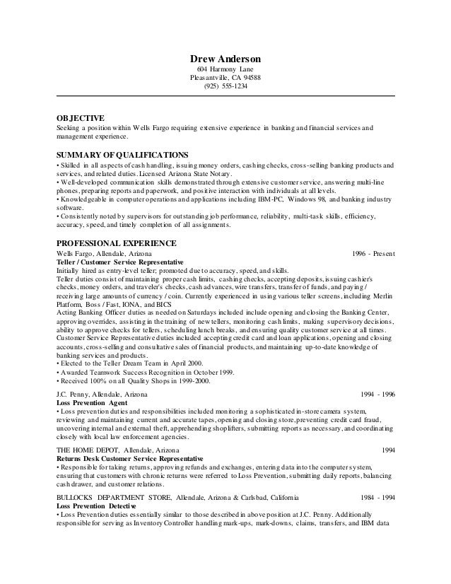 bank teller cv template bank teller cv
