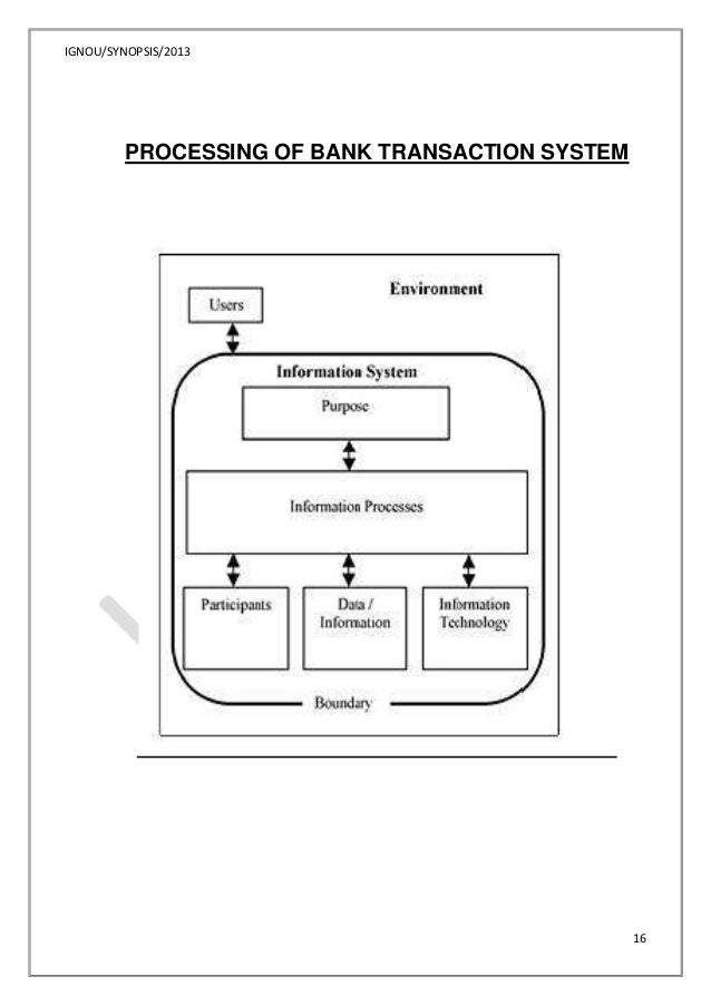 Bank transaction system