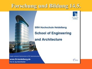 Forschung und Bildung 14.5.
 