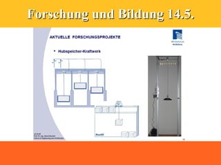 Forschung und Bildung 14.5.
 