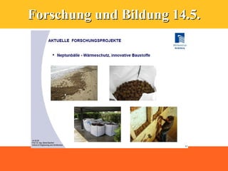 Forschung und Bildung 14.5.
 