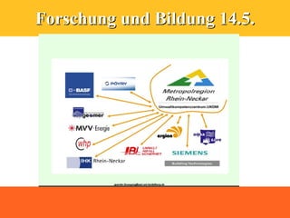Forschung und Bildung 14.5.
 