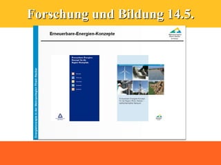Forschung und Bildung 14.5.
 