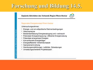 Forschung und Bildung 14.5.
 