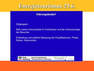 Energietourismus 25.6.
 