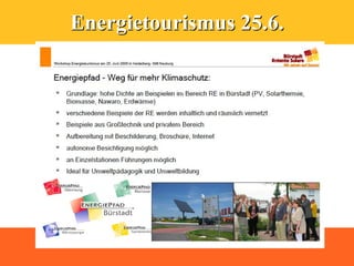 Energietourismus 25.6.
 