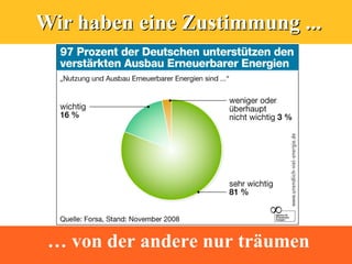 Wir haben eine Zustimmung ...




 … von der andere nur träumen
 