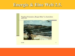 Energie & Eine Welt 2.5.
 