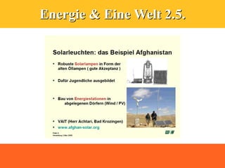 Energie & Eine Welt 2.5.
 