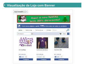 Visualização da Loja com Banner
 