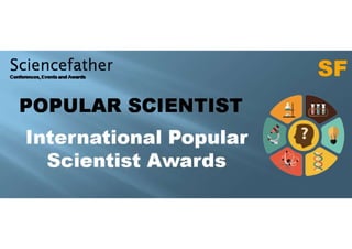 10th Edition of International Popular Scientist Awards