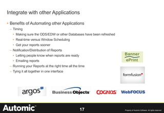 Automic Banner Lessons from the Field | PPTX