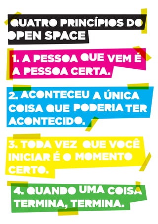 Principios do open space