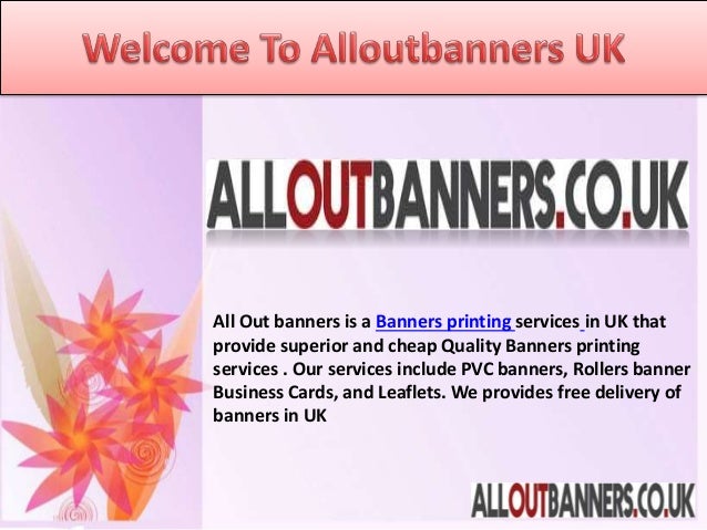 Banner Printing Alloutbanners