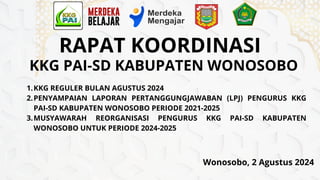Banner Rakor Banner Rakor Kelompok Kerja Guru Pendidikan Agama Islam dan Budi ...