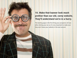 Top 10 greatest mistakes in banner advertising