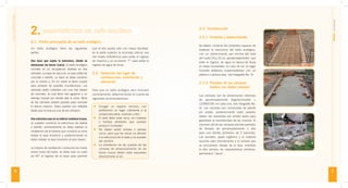 6
BAÑOSECOLÓGICOSSECOS
7
MANUALdeconstrucción
2. CARACTERÍSTICAS DEL BAÑO ECOLÓGICO
2.3. Construcción
2.3.1. Cimiento y sobrecimiento
Se deben construir los cimientos capaces de
sostener la estructura del baño ecológico,
con un sobrecimiento por encima del nivel
del suelo (10 a 15 cm, aproximadamente), que
evite el ingreso de agua en época de lluvia
en áreas inundables, en caso de ser un lugar
húmedo debemos impermeabilizar con un
plástico o pintura sika, (ver fotografía No. 3).
2.3.2. Paredes de las cámaras
(baños con doble cámara)
Las cámaras son de dimensiones interiores
de aproximadamente largo/ancho/alto =
120/90/100 cm cada una, (ver fotografía No.
4). Las cámaras son construidas de ladrillo
y/o adobe, posteriormente estas paredes
deben ser revestidas por ambos lados para
garantizar la hermeticidad de las mismas. El
volumen útil de las cámaras permite períodos
de llenado de aproximadamente 1 año
para una familia promedio de 5 personas.
Las excretas, papel higiénico y el material
secante caen directamente a la cámara que
se encuentran debajo de la taza, mientras
la otra cámara, de características similares,
permanece “vacia”.
Un baño ecológico tiene las siguientes
partes:
Una base que sujeta la estructura, donde se
almacenan las heces (caca), el baño ecológico
consiste en un receptáculo dividido en dos
cámaras. La base se ubica en un piso sólido de
concreto o ladrillo. La base se debe construir
por lo menos a 10 cm sobre la tierra (suelo)
para prevenir de posibles inundaciones. Las
cámaras están cubiertas con una losa (base)
de concreto, la cual tiene dos agujeros y un
drenaje (canal) por donde sale la orina. Atrás
de las cámaras existen puertas para remover
el abono maduro. Estas puertas son selladas
hasta que se evacua una de las cámaras.
Unaestructuraqueensuinteriorcontienelataza,
se pueden construir la estructura de adobe
o ladrillo, primeramente se debe realizar la
instalación de la tubería que conduce la orina
desde la taza (inodoro) y posteriormente se
debe instalar la taza (inodoro) al piso (base).
La tuberia de ventilación conducirá los malos
olores fuera del baño, se debe usar un codo
de 45° al ingreso de la base para permitir
que el olor pueda salir con mayor facilidad,
en la parte superior se aconseja colocar una
red (malla milimétrica) para evitar el ingreso
de insectos y un accesorio “T” para evitar el
ingreso de agua de lluvia.
2.2. Selección del lugar de
construcción, orientación y
ubicación
Para que un baño ecológico seco funcione
correctamente, debemos tomar en cuenta las
siguientes recomendaciones:
´	Escoger un espacio cercano, con
preferencia un lugar colindante a la
unidad educativa, vivienda u otro.
´	El área debe estar seca, sin malezas
o hierbas alrededor que puedan
producir humedad.
´	No deben existir arboles o plantas
cerca, para que las raíces no afecten
a la estructura de la base y no puedan
dar sombra.
´	La orientacion de las puertas de las
camaras de almacenamiento de las
heces (caca) deben estar expuestas
directamente al sol.
Foto No. 3 Cimiento del baño ecológico
Foto No. 4 Cámaras del baño ecológico
2.1. Partes principales de un baño ecológico
 