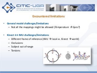 Encountered limitations
• General model challenges/limitations
– Not all the mappings might be allowed (Temperature  Gyro...