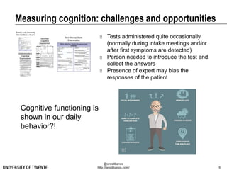 Enabling remote assessment of cognitive behaviour through mobile ...