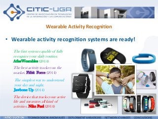 Wearable Activity Recognition
5
INTRODUCTION TECHNOLOGICAL ANOMALIES DEPLOYMENT VARIATIONS NETWORK CHANGES CONCLUSIONS
• W...