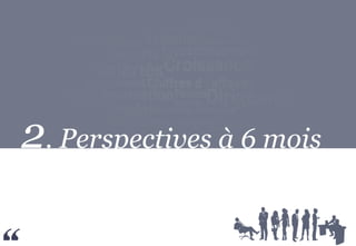 2. Perspectives à 6 mois  