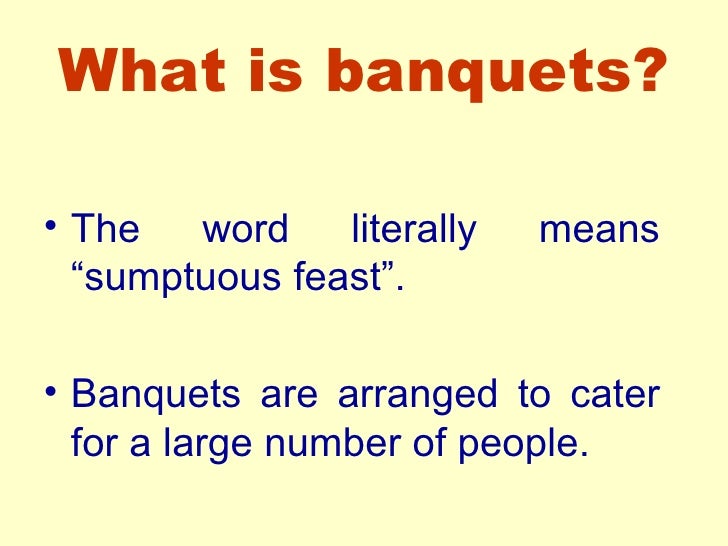 banquet