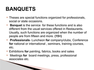 Comprehensive Guide to Banquet and Conference Organization and ...
