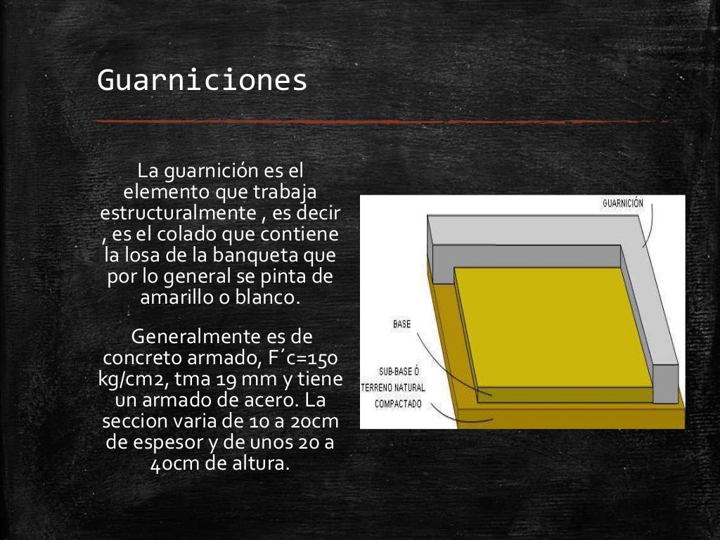 Banquetas,guarniciones y rampas