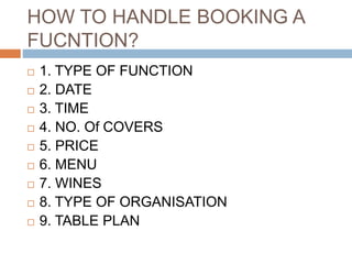 banqueting.ppt