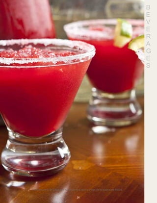 B
E
V
E
R
A
G
E
S
All prices are in US dollars. A 16 % Tax and 15 % Service Charge will be added to the final bill.
26
 