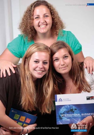 CHUYÊN ĐỀ HOA SEN
95NHỮNG ĐIỀU CẦN BIẾT 95
Sinh viên Chương trìnhTrao đổi quốc tế tại Đại học Hoa Sen
 