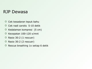 Bantuan Hidup Dasar.pptx ambulan gawat darurat | PPT