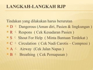 Pelatihan Bantuan Hidup Dasar (BHD) dan Teknik Resusitasi Jantung Paru ...