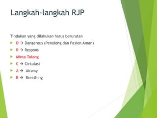 Ppt Rjp Panduan Lengkap Bantuan Hidup Dasar (BHD) dan Resusitasi Jantung Paru ...