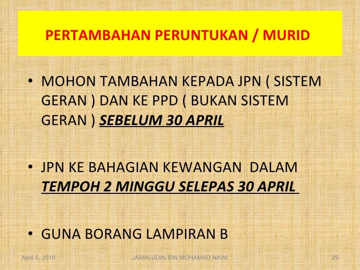 Bantuan Pakaian Seragam Terkini
