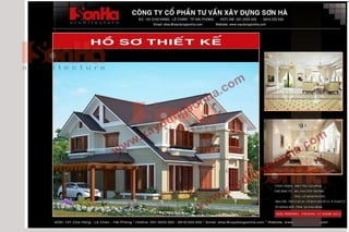 Ban Ve Thiet Ke Nha Biet Thu Dep - Phoi Canh Kien Truc Va Noi That Biet Thu - www.xaydungsonha.com