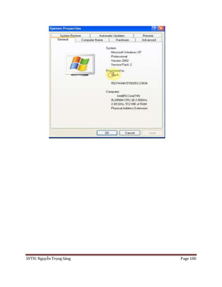 SVTH: Nguyễn Trọng Sáng Page 100
 