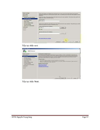 SVTH: Nguyễn Trọng Sáng Page 57
Tiếp tục nhấn next
Tiếp tục nhấn Next.
 