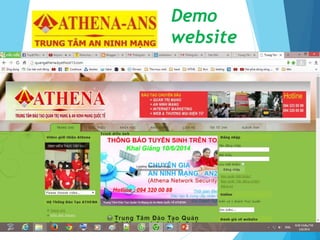 Demo
website
 