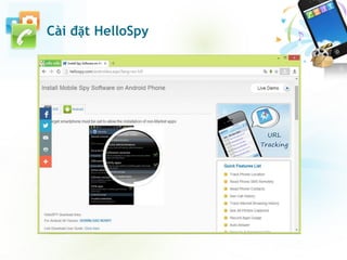 Cài đặt HelloSpy
 
