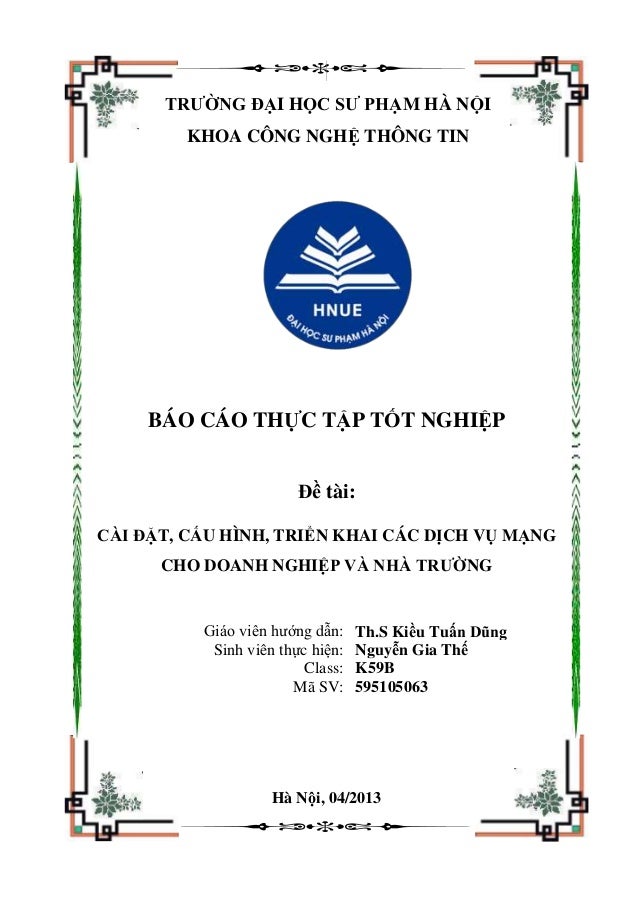 Bao cao thuc tap tot nghiep
