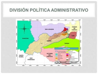 DIVISIÓN POLÍTICA ADMINISTRATIVO
 