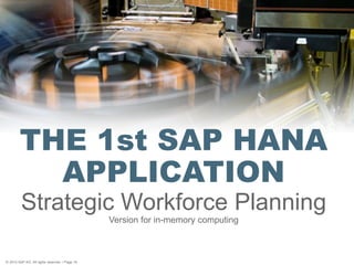 INDUSTRY & LOBExpertise: SAP BusinessObjects Analytic Applications, Embedded Analytics