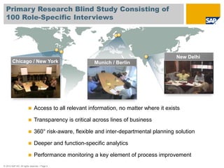 Transparency is critical across lines of business