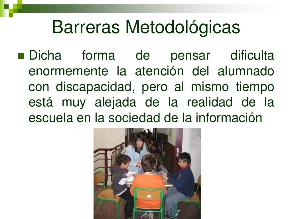LAS BARRERAS PARA EL APRENDIZAJE Y