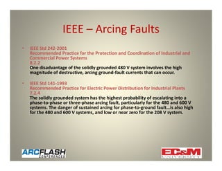 Using High Resistance Grounding to Mitigate Arc Flash Hazards | PDF