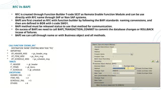 BAPI SAP ABAP ECC and hana servers .pptx