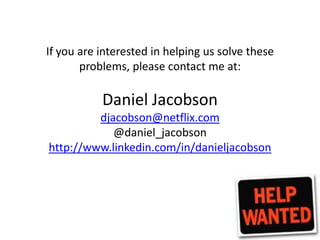 Netflix API : BAPI 2011 Presentation : SF