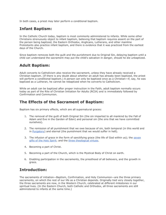 Baptism | PDF